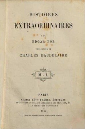 Oeuvres complètes de Charles Baudelaire. 5