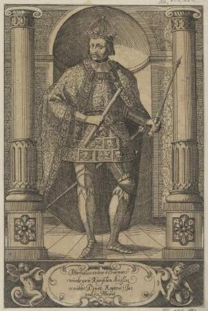 Bildnis des Albertus II., römisch-deutscher König