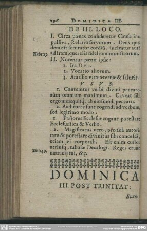 Dominica III. Post Trinitat: