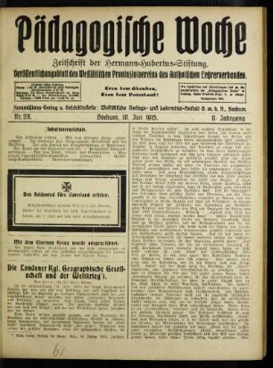¬Die¬ Londoner Kgl. Geographische Gesellschaft und der Weltkrieg