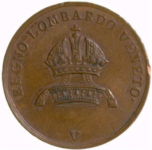 Münze, 3 Centesimi, 1843