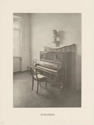 "Musikzimmer" im Viktoria-Pensionat in Karlsruhe