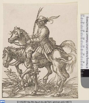 Bauer mit Handpferd
