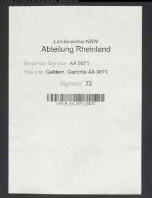 Königliche Erlasse, Zirkulare und Verordnungen
