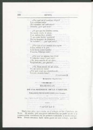 Memorias de una hermana de la caridad.