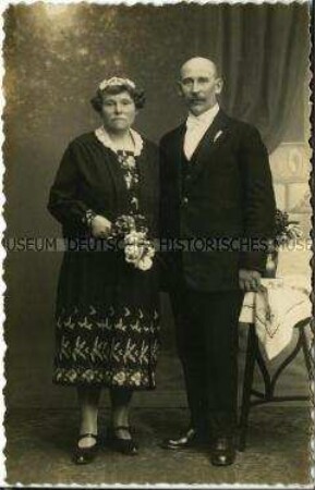 Porträt eines Ehepaares (zur silbernen Hochzeit?)