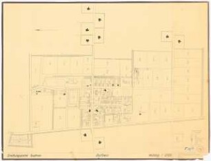 Siedlung, Sustrum: Lageplan 1:2000