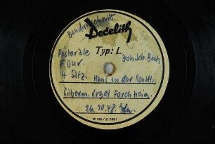 "Abend wird es wieder" für Männerchor : [Fragment]