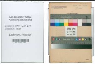 Entnazifizierung Friedrich Lachnicht , geb. 11.09.1901 ()