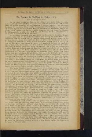 Die Spanier in Kolding im Jahre 1808.