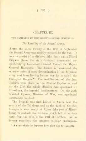 Chapter III. The campaign in the Regent's Sword Peninsula