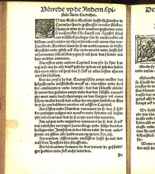 Vörrede vp de Andern Episteln An de Corinther.