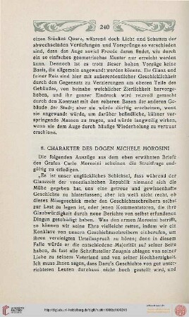 6. Charakter des Dogen Michele Morosini