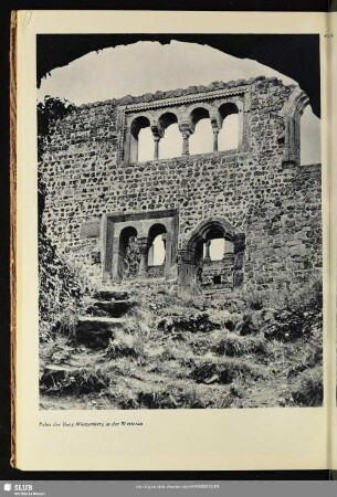 Palas der Burg Münzenberg in der Wetterau