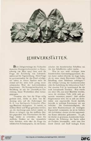 Lehrwerkstätten