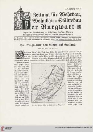 12: Die Ringmauer von Visby auf Gotland