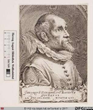 Bildnis Gerardus Stempelius (eig. Gerard Stempels)