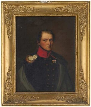 Peter Eugen von Kachthaler als Hauptmann im Grenadierregiment
