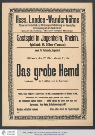 Hess. Landes-Wanderbühne