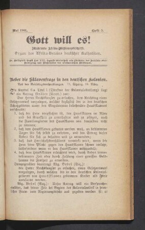 Mai 1901. Heft 5