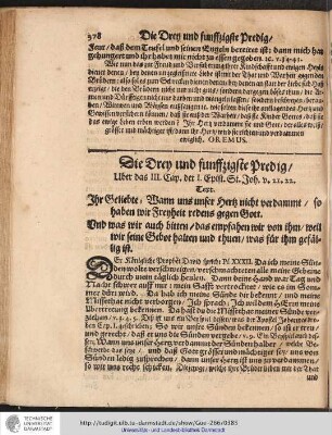 Die Drey und funffzigste Predig