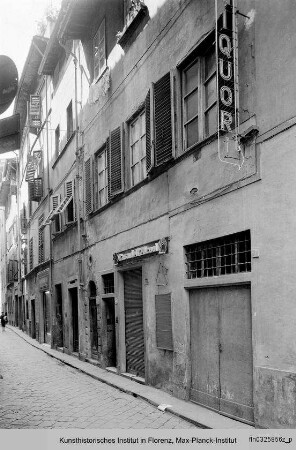Häuserzeiche an der Via del Moro, Florenz