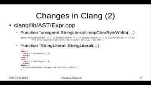 8-bit Character support on architectures were the smallest addressable unit size is 64-bit in Clang and LLVM: 8-bit characters in VIAMPP