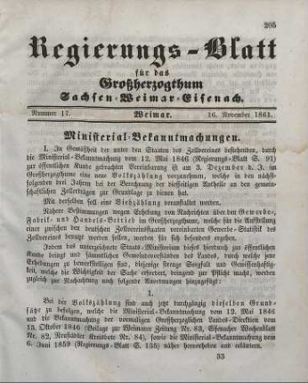 Nr. 17 : 16. November 1861