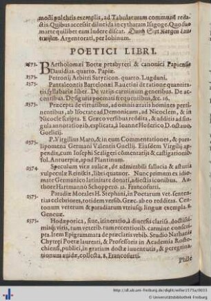 Libri Poetici.
