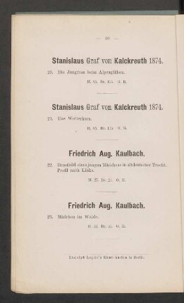 Stanislaus Graf von Kalckreuth 1874