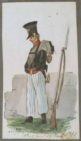 Russischer Infanterist, 1813