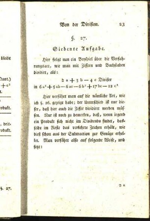 Siebente Aufgabe