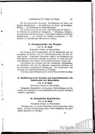 16. Geologisches Repetitorium
