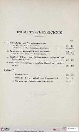 Inhalts-Verzeichnis