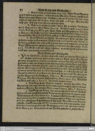 Vom Gesetz und Evangelio