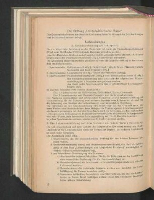 Die Stiftung "Deutsch-Nordische-Burse"