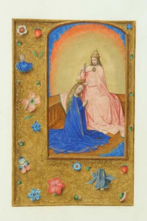 fol. 35: Marienkrönung (Simon Bening oder ein Maler der Generation des Sanders Bening?)