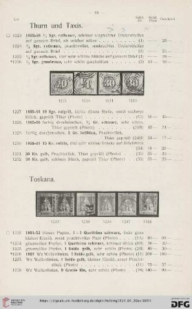 Toskana (Nr. 1233-1238)