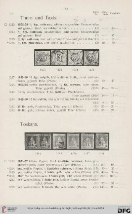 Toskana (Nr. 1233-1238)