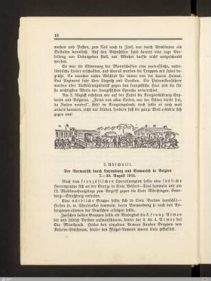2. Der Vormarsch durch Luxemburg und Einmarsch in Belgien