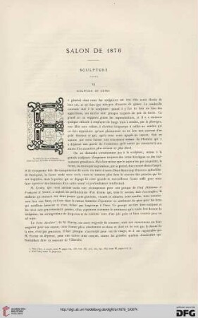 2: Salon de 1876 : sculpture