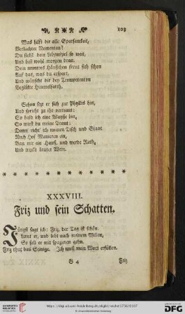 XXXVIII. Friz und sein Schatten