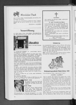 Weihnachtsgeschenk-Paket-Aktion 1983