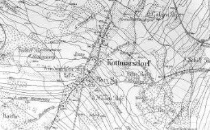 Obercunnersdorf-Kottmarsdorf. Meßtischblatt, Sekt. Löbau, 1884