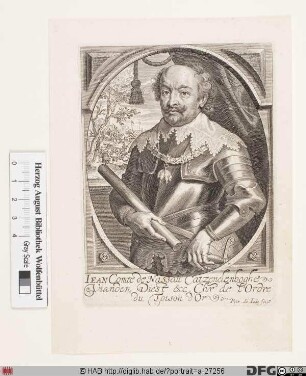 Bildnis Johann VIII. der Jüngere, Graf von Nassau-Siegen (reg. 1623-38)