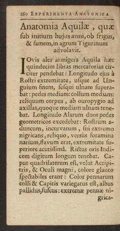 Anatomia Aquilae ...