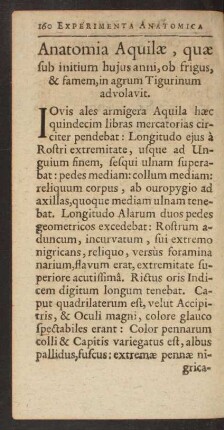 Anatomia Aquilae ...