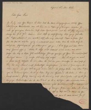 Brief an August Kiel : 15.05.1835