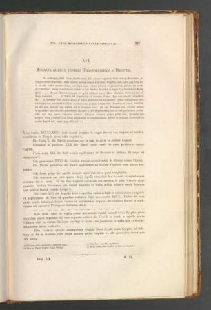 XVI. Momenta Quædam Itineris Hierosolymitani S. Birgittæ.