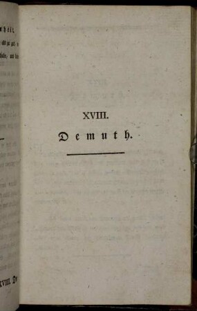 XVIII. Demuth.